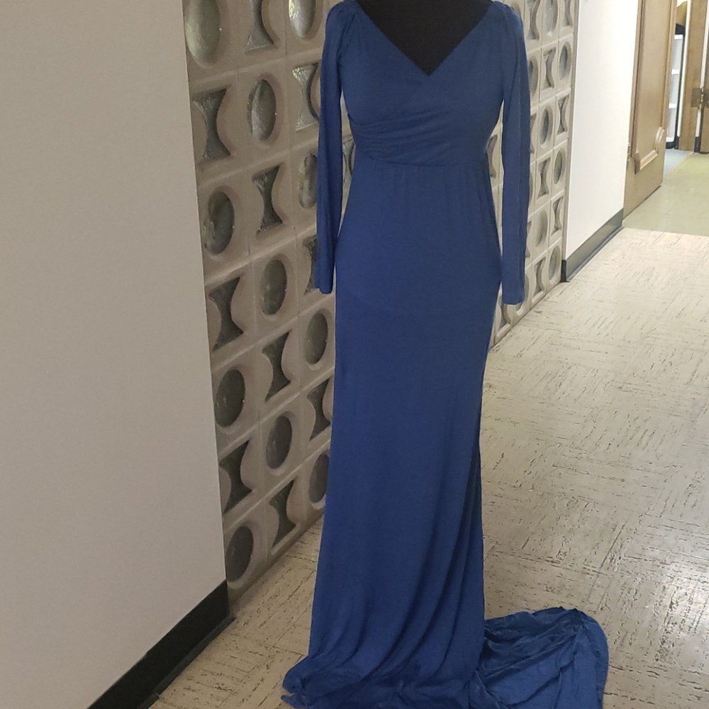 Blue maternity dress m